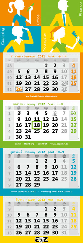 Customized Individual Calendars